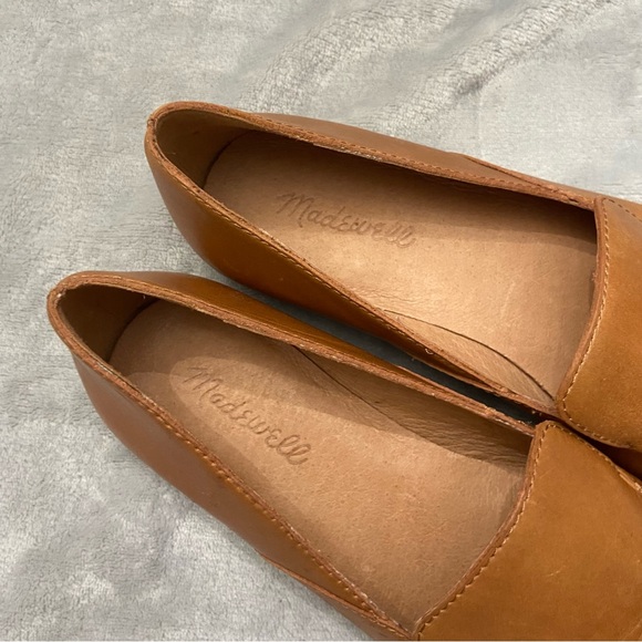 Madewell The Frances Skimmer in Leather English saddle brown - Picture 11 of 12